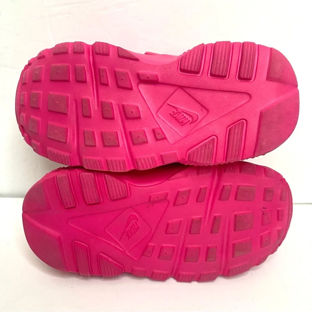 NIKE Baby/Toddler Huarache Run Sneaker Sz 7C Laser Fuchsia